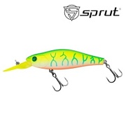 Воблер SPRUT Minako 90F-WLT 90mm 21gr загл.2.0-3.0m floating