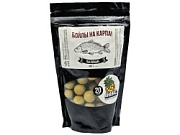 Бойлы пылящие НА КАРПА! 300гр (lock пакет) d-20мм "АНАНАС"