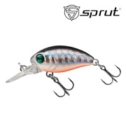 Воблер SPRUT Rini Crank D 32F-SBK 32mm 3gr загл. 0.9-1.4m floating