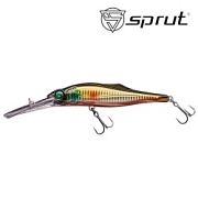 Воблер SPRUT Tara Troll 3D 120SP-SGBK 120mm 29gr загл.3.5-4.5m suspending