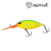 Воблер SPRUT Deep Killer 64F-LBTR 64mm 13gr загл.2.5-3,5m floating