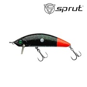 Воблер SPRUT Gurei 80F-BKOT 80mm 9.5gr загл.0,3-0,8m floating