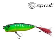 Воблер SPRUT Kurappi Pop 65TW-FT 65mm 9gr top water