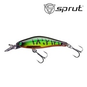 Воблер SPRUT Ivasi 3D 65SP-LGRT 65mm 6.5gr загл.1.0-2.0m suspending
