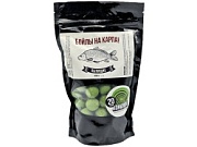 Бойлы пылящие НА КАРПА! 300гр (lock пакет) d-20мм "КОНОПЛЯ"