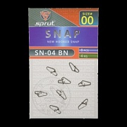 Карабин SPRUT SN-04 BN №00/4kg New hooked snap (уп.8шт)