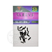 Трубки обжимные SPRUT SL-01 BN d.2.0 Copper single sleeve (уп.24шт)