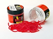 Искусств. насадка "ENERGY BAIT" МОТЫЛЬ (Прямой), L-5см, цв. красный, ароматизир. (50шт)