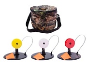 Набор жерлиц (10шт) с прямой стойкой с кат. цв.ассорти в СУМКЕ