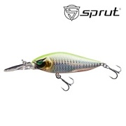 Воблер SPRUT Goromo 75F-SL (F1300) 75mm 12gr загл. 1.5-2.5m floating