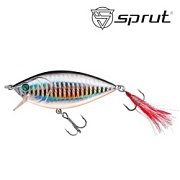 Воблер SPRUT Bakudan 72F-SBK 72mm 13.5gr загл.1,0-2,0m floating