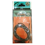 ЛП70-Б (зеленый) Лидкор с петлей для карп. монтажей с быстросъемом + хвостовик 70см (уп.2шт.)