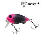 Воблер SPRUT Uma Chub 38F-BKPN 38mm 5gr загл.0.1-0.2m floating