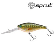 Воблер SPRUT Roko 80F-PK 80mm 21.5gr загл. 4.0-6.0m floating
