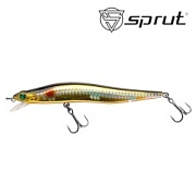 Воблер SPRUT Unagi 110F-GBK-SC 110mm 11.5gr загл.0.5-1.0m floating