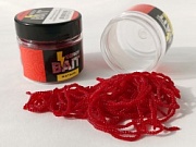 Искусств. насадка "ENERGY BAIT" МОТЫЛЬ (Волна), L-7см, цв. рубиновый, ароматизир. (50шт)