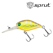 Воблер SPRUT Uni Crank DD 36F-YBR2 36mm 4.2gr загл.1.5-2.5m floating