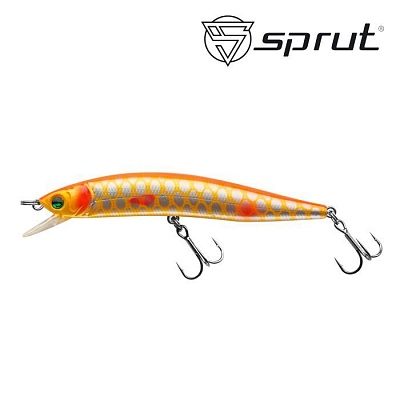 Воблер SPRUT Shigu 70F-LBP 70mm 4.5gr загл. 0.3-0.8 m floating