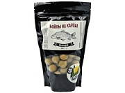 Бойлы пылящие НА КАРПА! 300гр (lock пакет) d-20мм "КУКУРУЗА"