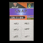 Карабин SPRUT SN-11 BN №0/10kg Germany snap (уп.6шт)