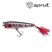 Воблер SPRUT Hikari Pop 3D 65TW-ST 65mm 7gr top water