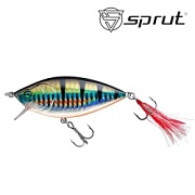 Воблер SPRUT Bakudan 72F-SBGP 72mm 13.5gr загл.1,0-2,0m floating