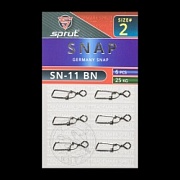 Карабин SPRUT SN-11 BN №2/25kg Germany snap (уп.6шт)