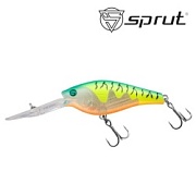 Воблер SPRUT Roko 80F-CRFT1 80mm 21.5gr загл. 4.0-6.0m floating