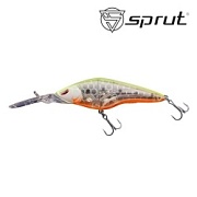 Воблер SPRUT Hirame 60SP-CRLSP 60mm 6.7gr загл.1.5-2.5m suspending