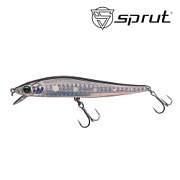 Воблер SPRUT Asaba 98F-SBK-UV 98mm 9gr загл.0,5-1,0m floating