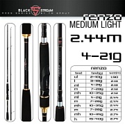 Спиннинг Sprut RENZO 244ML 4-21g 6-12lb SR802MLXFS