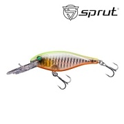 Воблер SPRUT Buri Shad 3D 70F-SL-3D 70mm 11gr загл. 2.0-3.0m floating