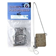 ЖМЫХОВКА "ТРИ КИТА"  60гр. с макухой (снасть)