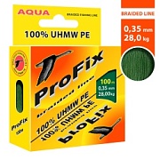 Плетеный шнур ProFix Dark-Green 0.35mm 100m (Зелёный)