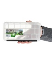 КОРОБКА для приманок КДП-2 прозрачная (230*115*35мм)