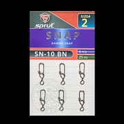 Карабин SPRUT SN-10 BN №2/25kg Danish snap (уп.6шт)