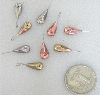 Мормышка паяная (уп.20шт) 0,90гр НИКЕЛЬ тип-154