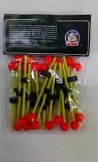 Сторожок В-4Ф витой полимер. ЖЕЛТЫЙ  4-8гр