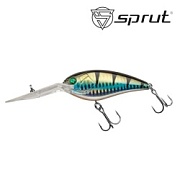 Воблер SPRUT Kabuto 75F-SBGP 75mm 25gr загл. 3.0-5.0m floating