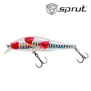 Воблер SPRUT Beru Triple 78F-RH-RH-RH 78mm 10.3gr загл.0,5-1,5m floating