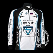 Футболка SPRUT Team of Anglers (синий, с длинным рукавом/White/Black/Blue) р.L