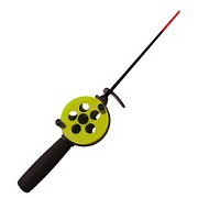 УДОЧКА зимняя "Профи" УП-2 с неопр. ручк. (хлыст стекловолокно) желтая