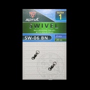 Вертлюг SPRUT SW-06 BN №1/20kg Ballbearing swivel with solid ring (уп.2шт)