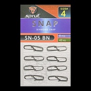 Карабин SPRUT SN-05 BN №4/43kg Diamond snap (уп.8шт)