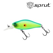 Воблер SPRUT Minako 52SP-LGRD 52mm 8gr загл.1.0-2.0.m suspending