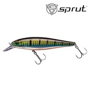 Воблер SPRUT Blood Suwaru 100F-SBGP 100mm 15gr загл.1,0-2,0m floating+Blood Attractor UPA