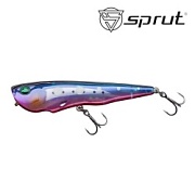 Воблер SPRUT Karey 70TW-VB-UV 70mm 6.3gr top water