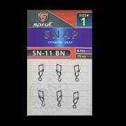 Карабин SPRUT SN-11 BN №1/15kg Germany snap (уп.6шт)