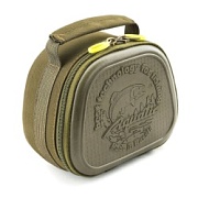 Ч-40Х Чехол для катушки одинарный,жесткий цв.хаки (16х14х9 см)