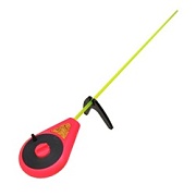 УДОЧКА зимняя "Балалайка" УС-2 (хлыст поликарб.) красная